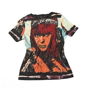 Jean Paul Gaultier 90S Person-Faced Print Short Sleeve T-Shirt Size 40